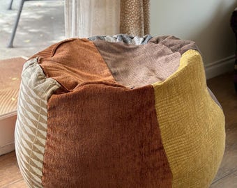 patch work bean bag