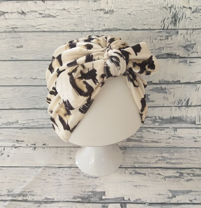 baby velvet turban