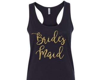 Bridesmaid tank tops | Etsy