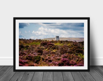 Haworth Wall Art | Landscape Photography | Home Decor | Yorkshire | Wall Print | Living room print | The Brontes | Heather on Haworth Moor