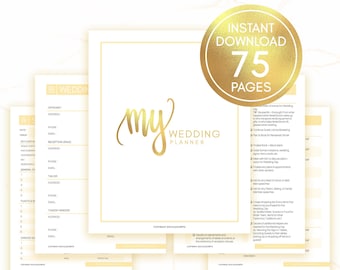 Wedding Planner Printable | PDF Instant Download | Wedding Planning Book | Wedding Binder Template | DIY Wedding Planning Sheets
