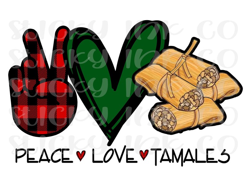Peace Love Tamales Make-up-Tasche – Wasserdichte Kosmetiktasche, 22,9x17 Cm, Für Tamales-Liebhaber & Mexikanisches Food-Fans