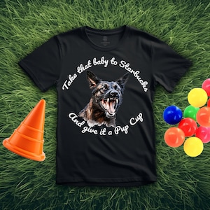 Taza Starbucks para cachorros Pastor holandés Bitework Perro de trabajo K9 PSA IGP Schutzhund Protección Rescate deportivo Pastor belga alemán Malinois