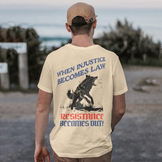 RBG Political Injustice Resistance Wolf Shirt Werewolf Shirt Wolves Rebel Resist NWO Punk Grunge Shirt RBG Ruth