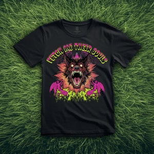 Fetch Me Their Souls Halloween Dog Shirt, Bitework Shirt, Working K9 Tee, Police Military K9 Gift, German Shepherd, Malinois, Dutch Shepherd