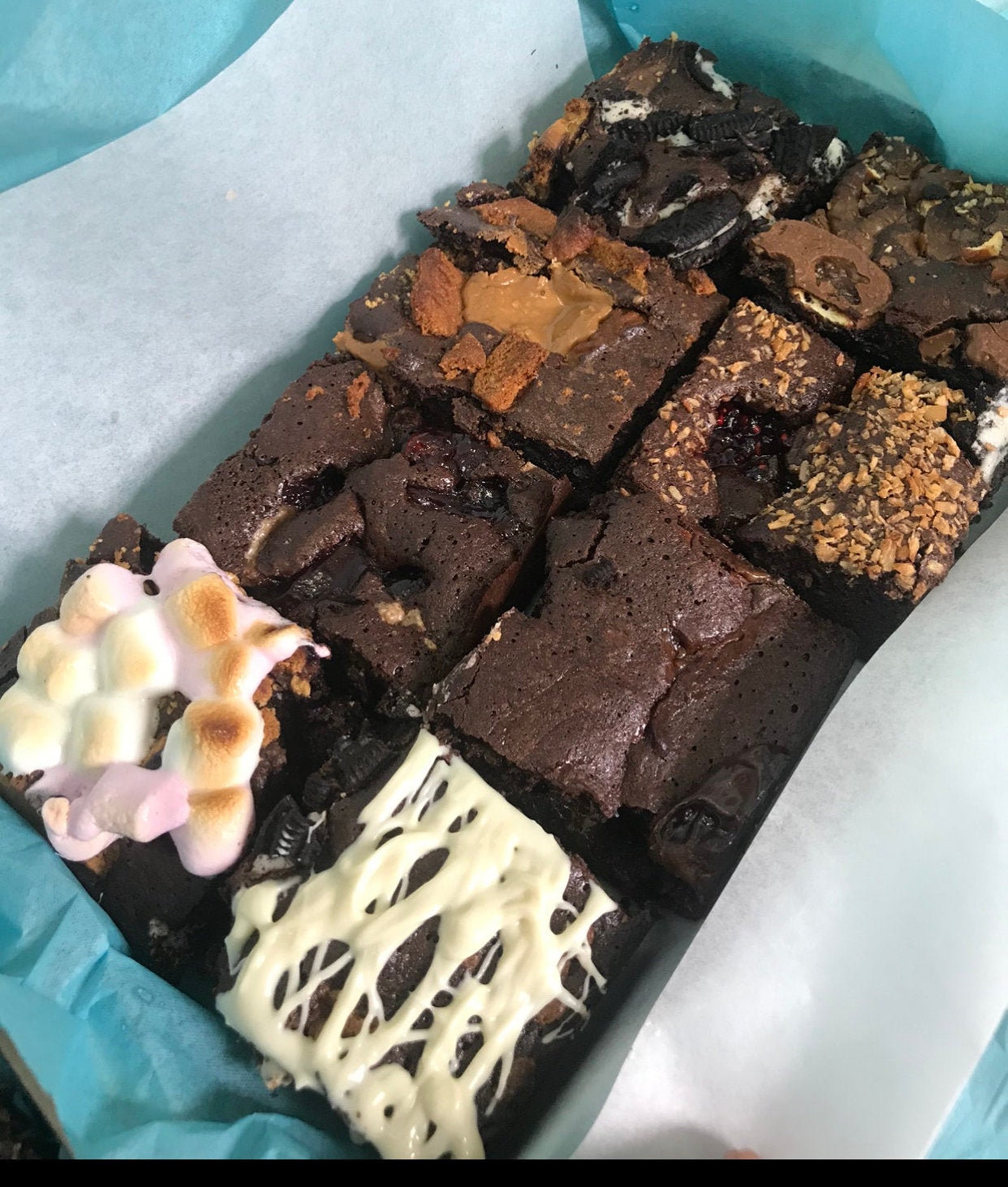Letterbox Brownies Brownie Variety Box Postal Brownies Etsy UK