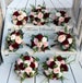 Wine Blush and Ivory Boho Wedding Bouquets, Bridal Bouquet, Bridesmaids bouquet, Artificial Wedding Flowers, Boho Wedding, Burgundy Flowers, 