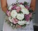 Dusty Rose, mauve  and  Ivory Wedding Bouquet, Quartz Wedding Flowers, Bridesmaid Bouquets, Corsage, bridal Flower Package 