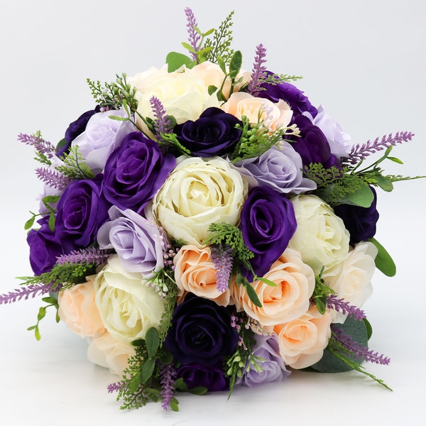 Purple and Peach Etsy