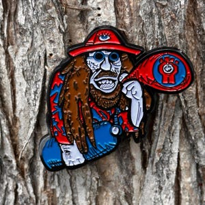 Raoul Wook Raoul Duke Fear and Loathing Red, White & Brah-Oul Duke Pin 2.5&quot;
