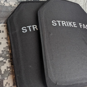 1PCS Certified NIJ 4 Ballistic plate for bulletproof vest class 4 aluminum oxide polymer 20mm 2650g