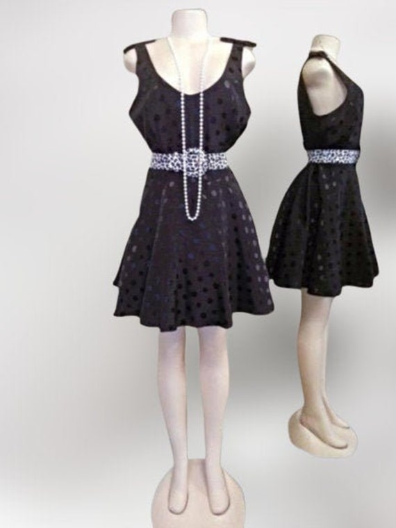 black midi dress size 16