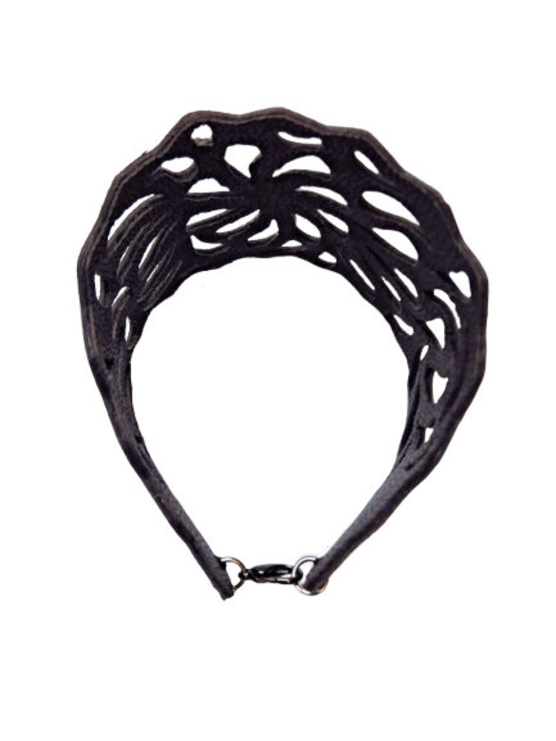 Wide leather bracelet exclusive brown leather flexible cuffs Etsy