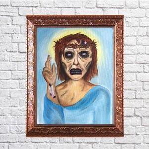 Makaber Kunst Gruselige Kunst Makabre Dekor Damon Etsy