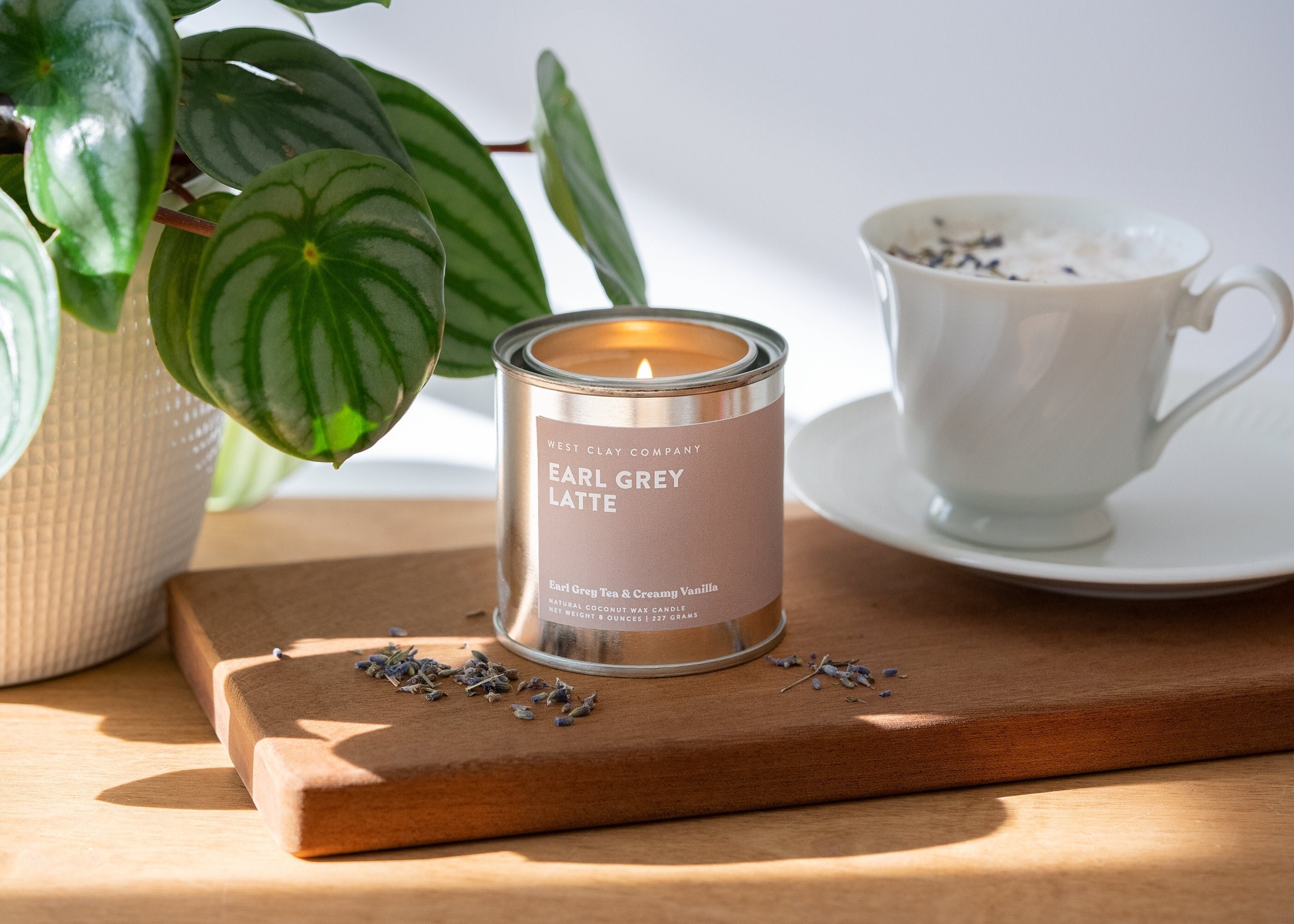 Earl Grey Latte Candle Earl Grey Tea Bergamot & Creamy Etsy