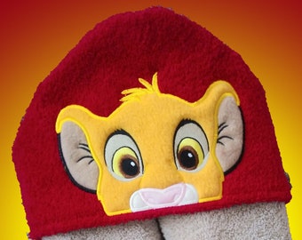 simba hooded towel