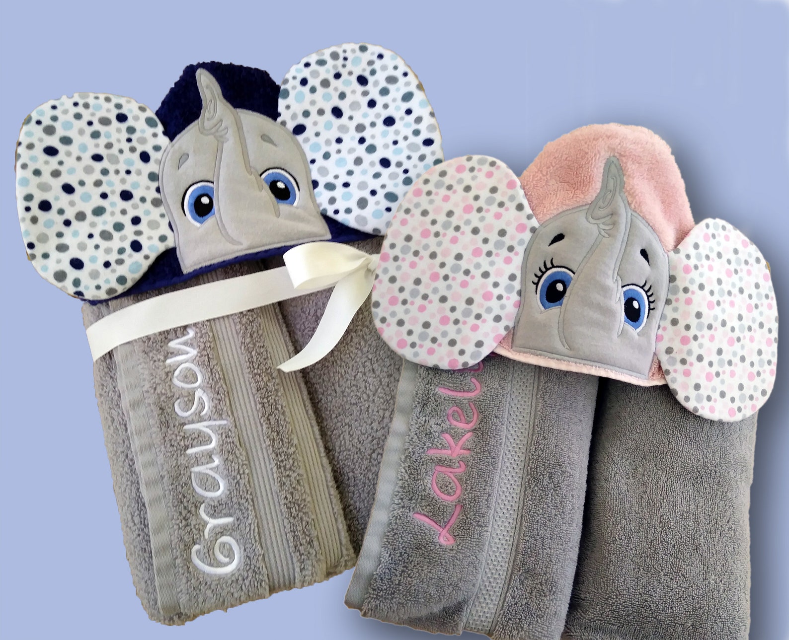 Elephant Hooded Towel /boy Elephant Towel / Girl Elephant Etsy