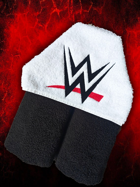 Wrestling Hero Hooded Towel Child Hooded Towel Personalized Kids Towel Etsy