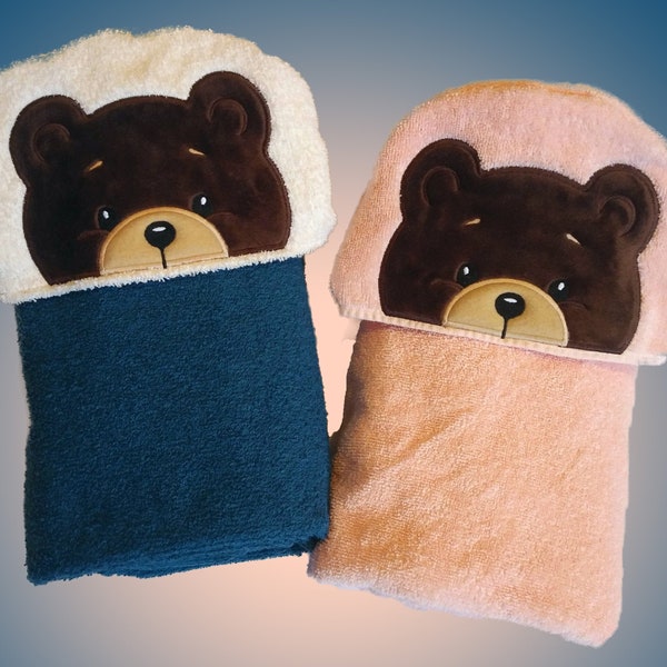 Bear Hooded Towel  /Teddy Bear Towel / Baby Hooded Towel / Child Towel