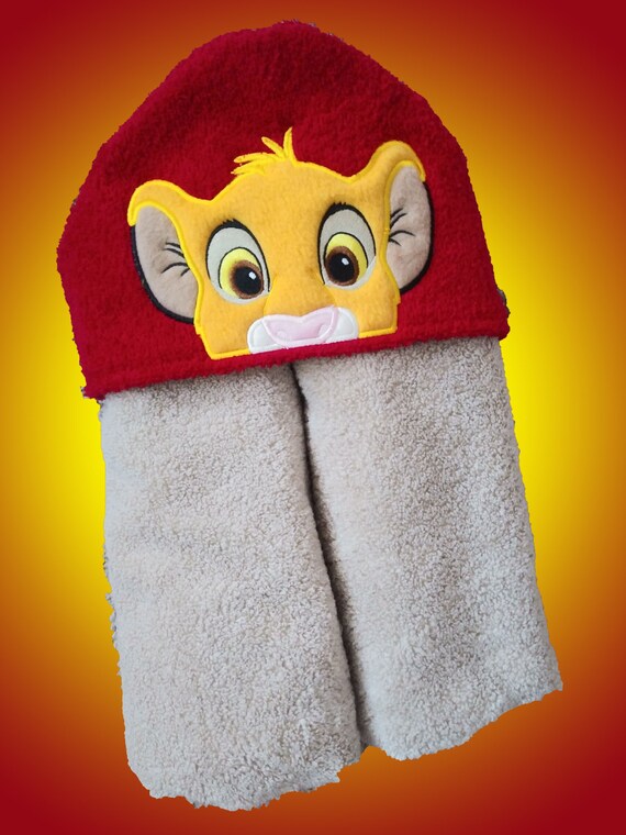 lion king baby towel