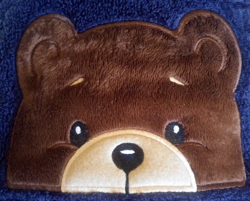 Bear Hooded Towel /teddy Bear Towel / Baby Hooded Towel / Etsy