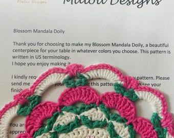 Lace Doily PDF Tutorial – Easy Handmade Design – Minimal Boho Decor (Instant Download)