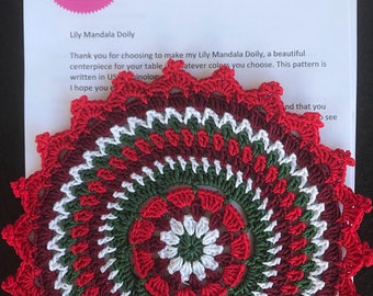 Lace Mandala Doily – Modern Table Decor PDF