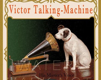 FL sign Canvas Print Reproduced Vintage Florida Talking Machine Co Jacksonville