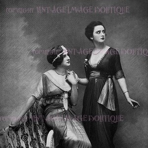 Lindo cartão comemorativo de casamento de casal lésbico da década de 1920, união civil, 5x7