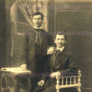 Encantadora pareja gay antigua boda sociedad civil boda 5 x 7 tarjeta de felicitación