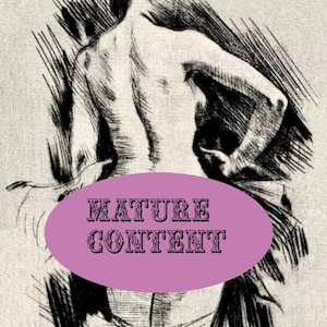 Antique Victorian Kinky Black And White Illustration Of A Woman Wearing A Mask On Her Bottom  5x7 Greeting Card