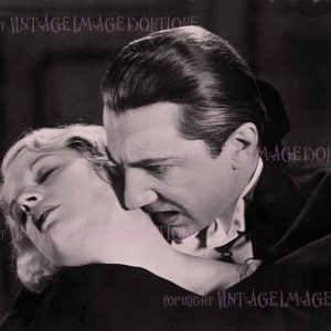 Mooie romantisch getinte foto van Bela Lugosi als Dracula 1931 Film Still Valentijnsdag 5 x 7 wenskaart
