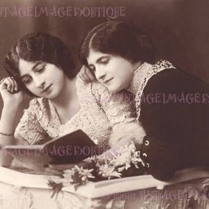 Preciosa antigua pareja de lesbianas eduardianas boda sociedad civil boda 5x7 tarjeta de felicitación