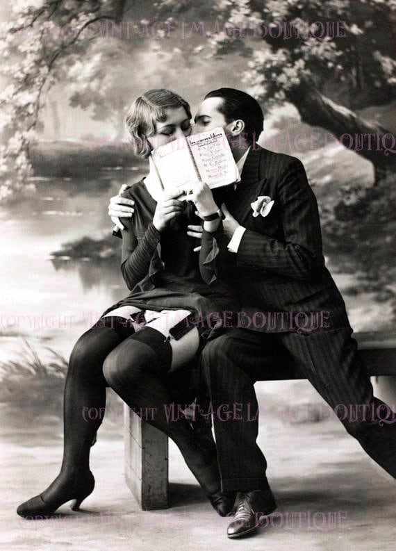 Cadre Photo Portrait Ancien – Photo Noir Et Blanc De Couple, Novembre 1917, Ambiance Vintage