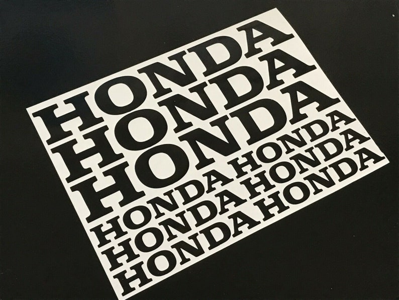 9 HONDA Decals Stickers Graphics Motorbike Motorcycle Tank Etsy