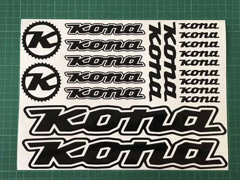 kona bike stickers