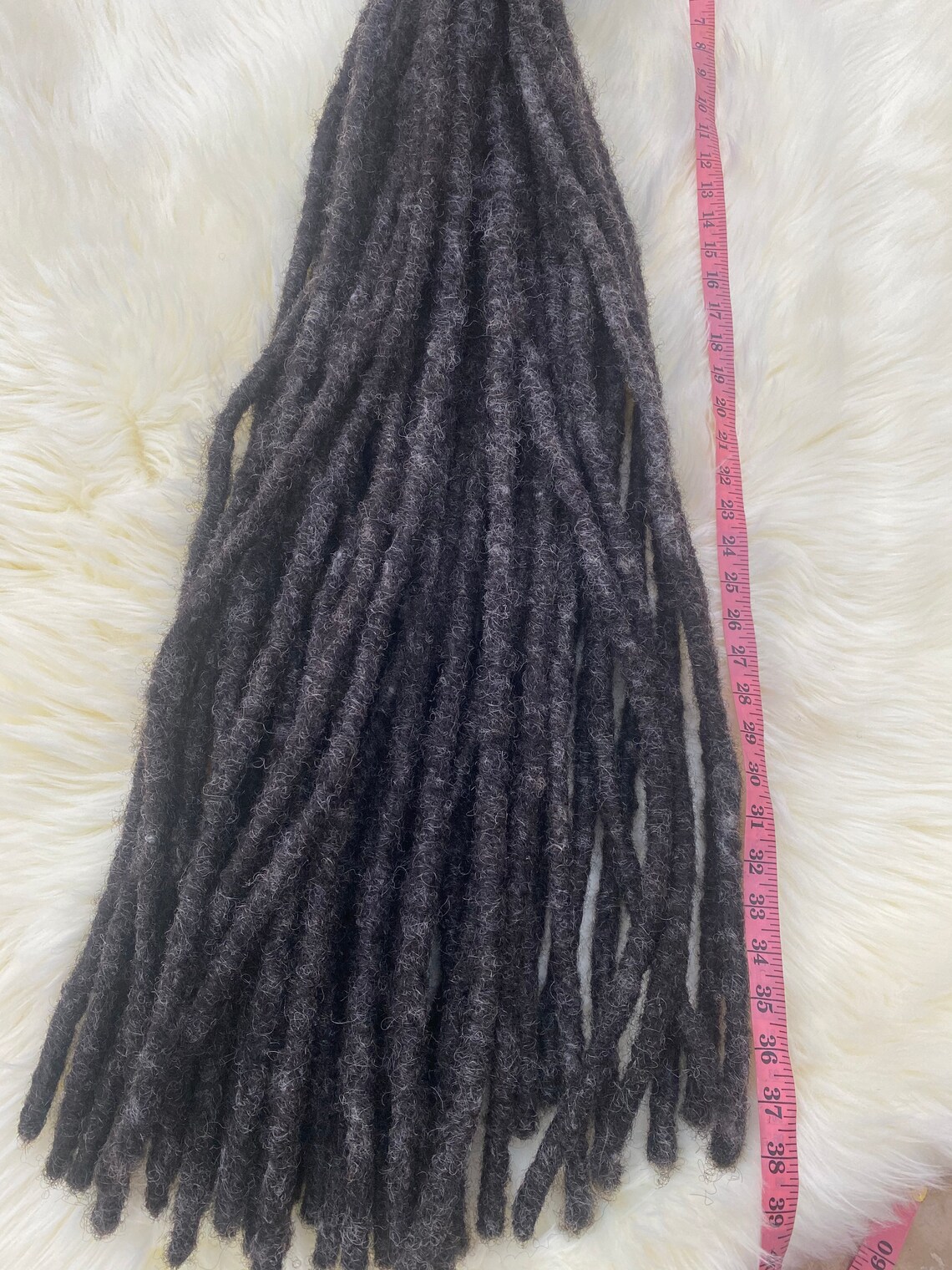 100 Human Hair Salt and Pepper Dreadlocks. Afro Kinky Human Etsy Canada