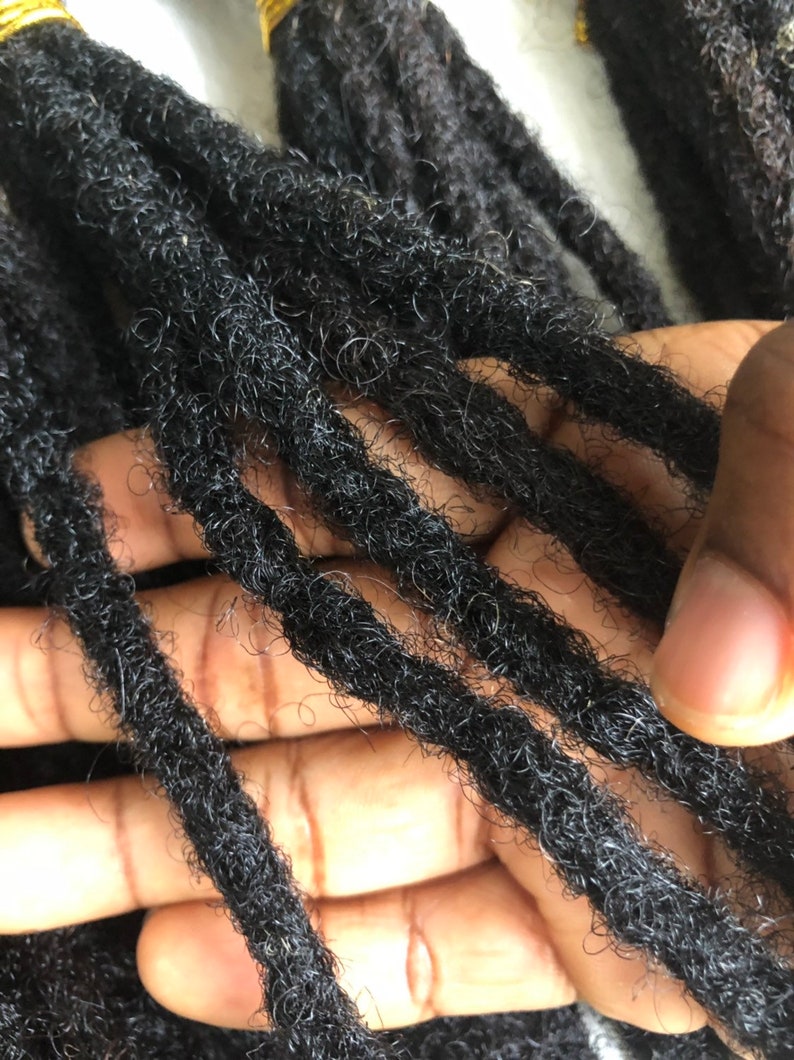 Human Hair Dreadlocks Extensions. 100 Afro Kinky Dreadlocks Etsy