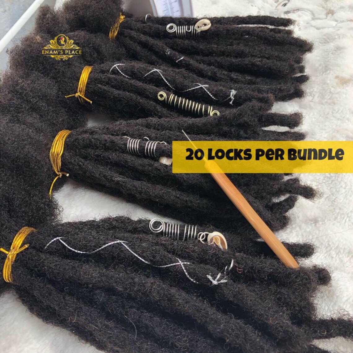 100 Human Hair Dreadlocks Extensions. Natural Dreadlock Etsy