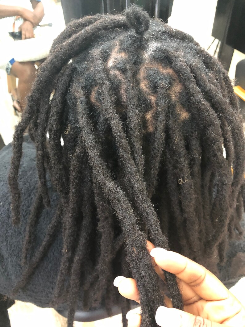 100 Human Hair Dreadlocks Extensions. Afro Kinky Dreadlocks Etsy