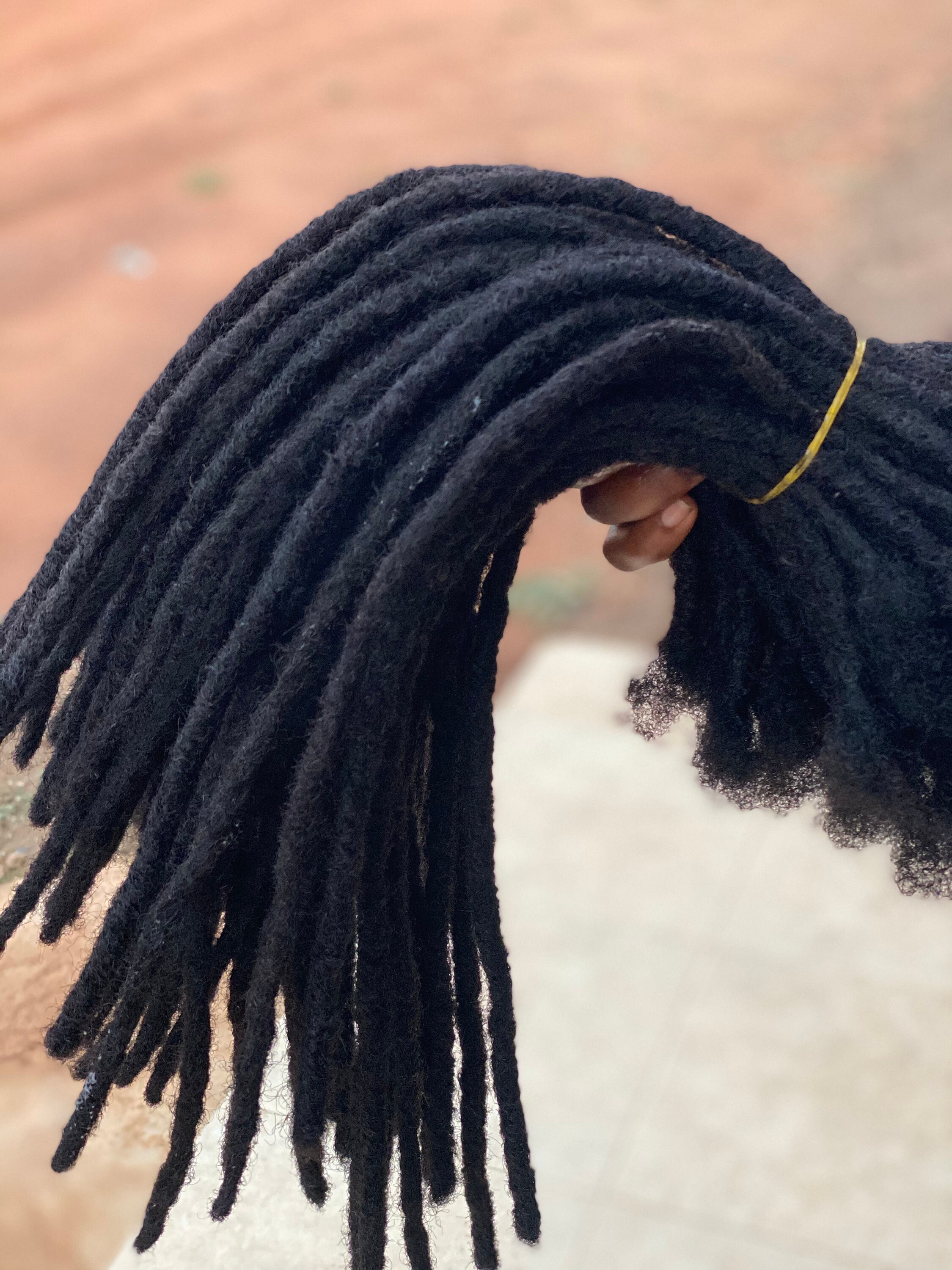 Medium0.7-0.8cm Dreadlock Extensions. 100% Human Hair - Etsy