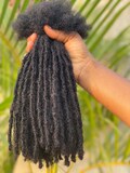 Textured Intalocs. 120 Locs + 10 free locs (0.4-0.5)cm. 100% human hair. Interlocked Locs product logo