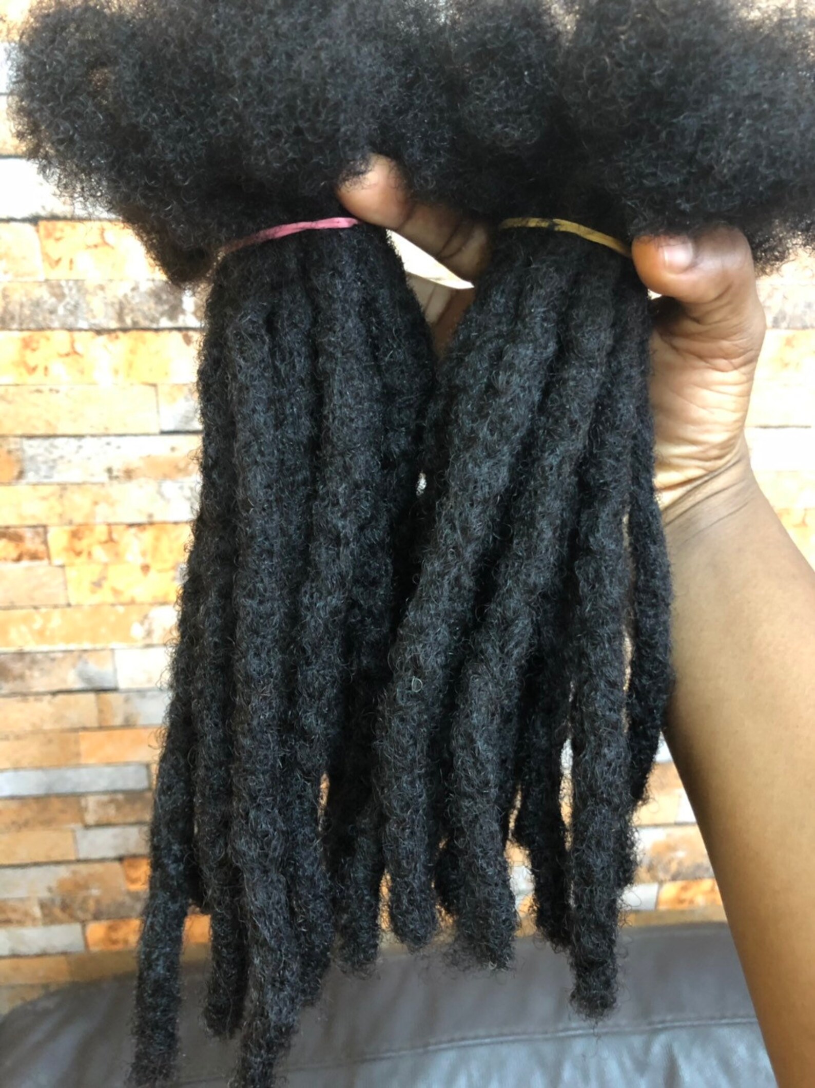 100 Human Hair Dreadlocks Handmade 20 Locks Per Bundle Etsy