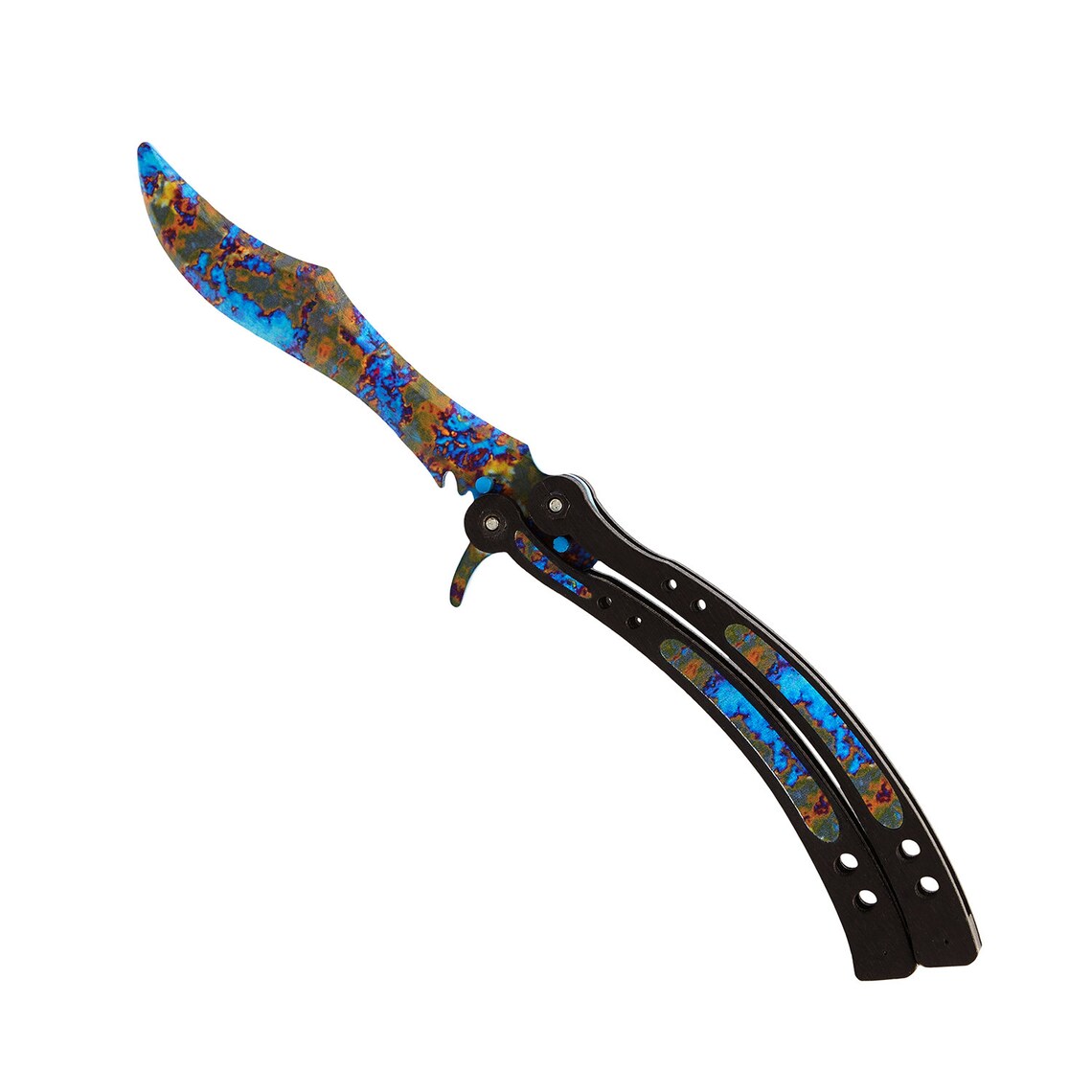A Butterfly knife in color Case hardened gift Etsy