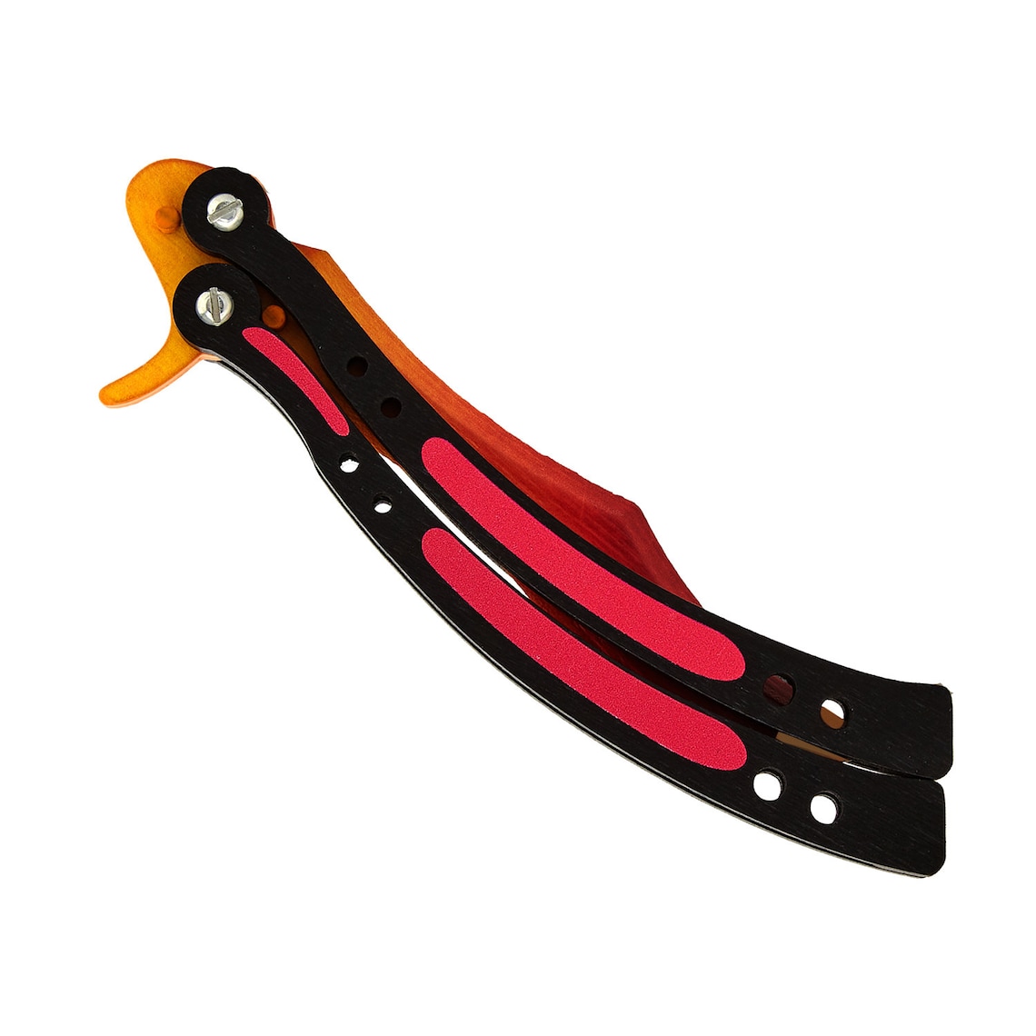 A Butterfly knife in color Fade gift for gamer Etsy