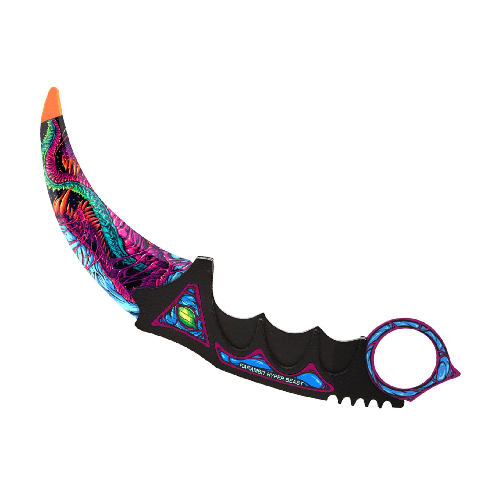 The Knife Karambit in color Hyper Beast gift for Etsy