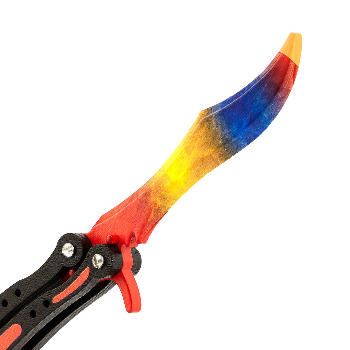 A Butterfly knife in color Marble Fade gift for Etsy
