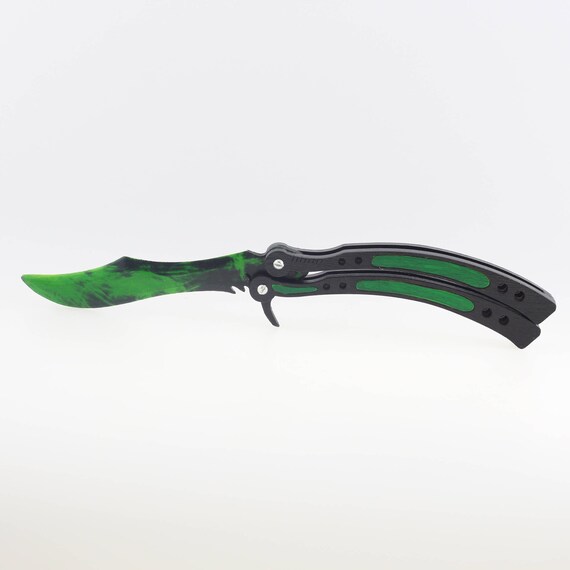 gamma doppler butterfly knife counter strike gift for gamer etsy