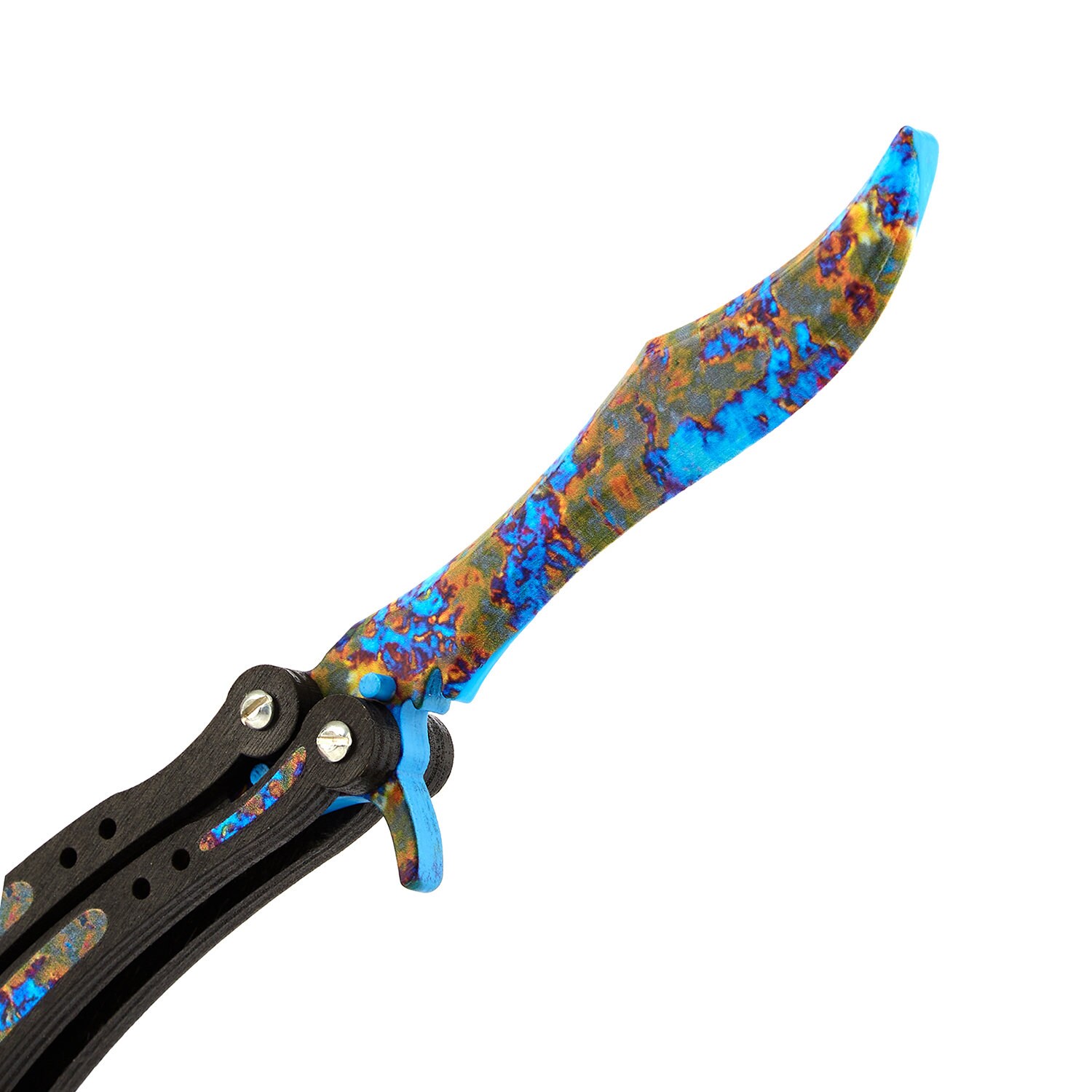 A Butterfly knife in color Case hardened gift Etsy