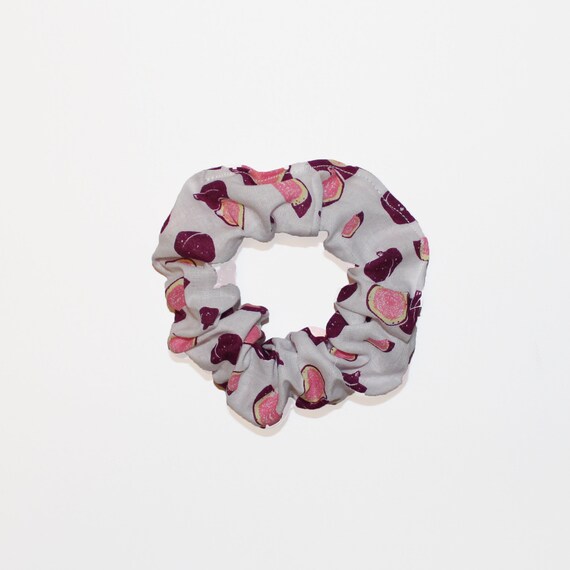 Pomegranate Scrunchie Scrunchy Hair Tie Top Knot Hair Etsy